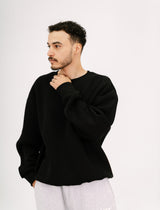 ِEssential Crewneck-black