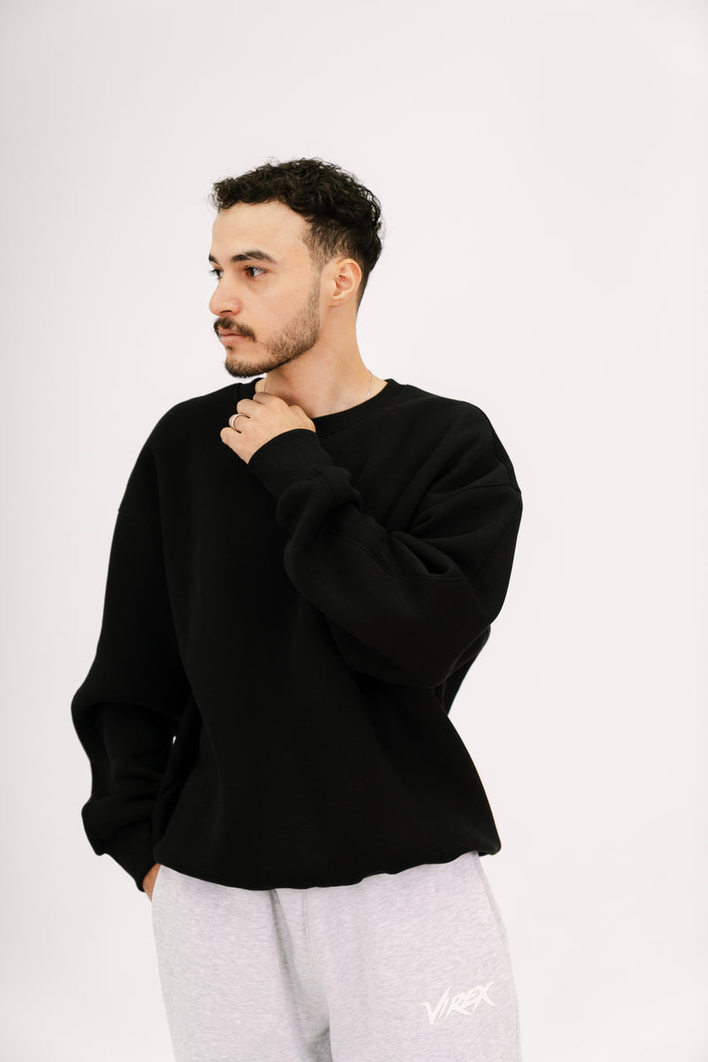 ِEssential Crewneck-black