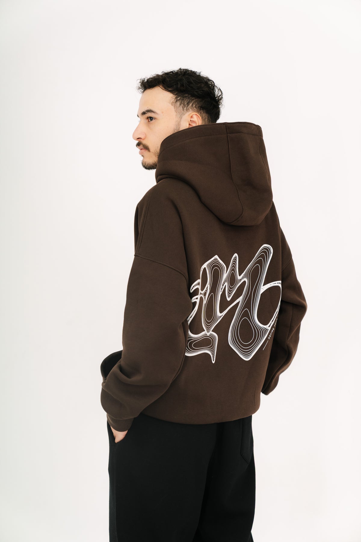 Stay uncommon Hoodie - Brown