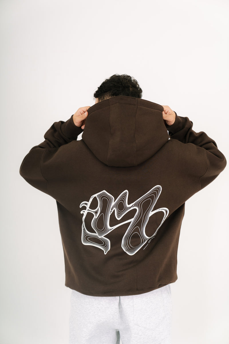 Stay uncommon Hoodie - Brown